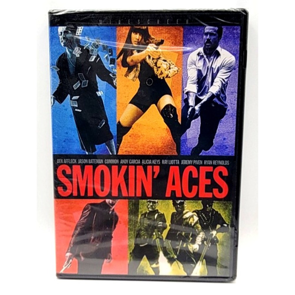Smokin' Aces DVD Ben Affleck ALICIA KEYS COMMON FACTORY SEALED NEW